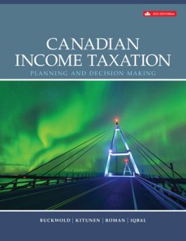 ACC742 - Buckwold Canadian Income Taxation 2022/2023 25E
