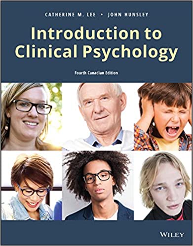 PSY335 - Hunsley Introduction to Clinical Psychology 4E