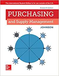 GMS701 - Johnson Purchasing and Supply Management ISE 16E