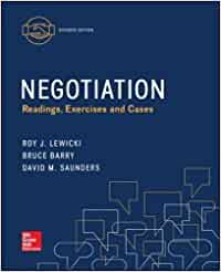 MHR721 - Lewicki Negotiation 7E