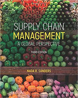 GMS804 - Sanders Supply Chain Management 3E