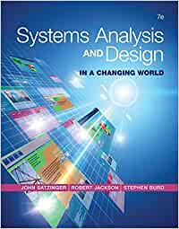 ITM305 - Satzinger Systems Analysis and Design 7E (USED)