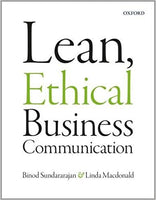 CMN200 - Sundararajan Lean, Ethical Business Communication