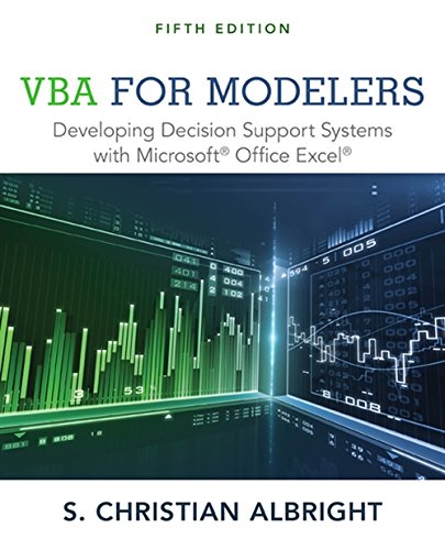 AFF714 - Albright VBA for Modelers 5E