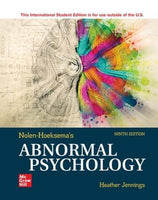 PSY325 - Nolen-Hoeksema Abnormal Psychology ISE 9E